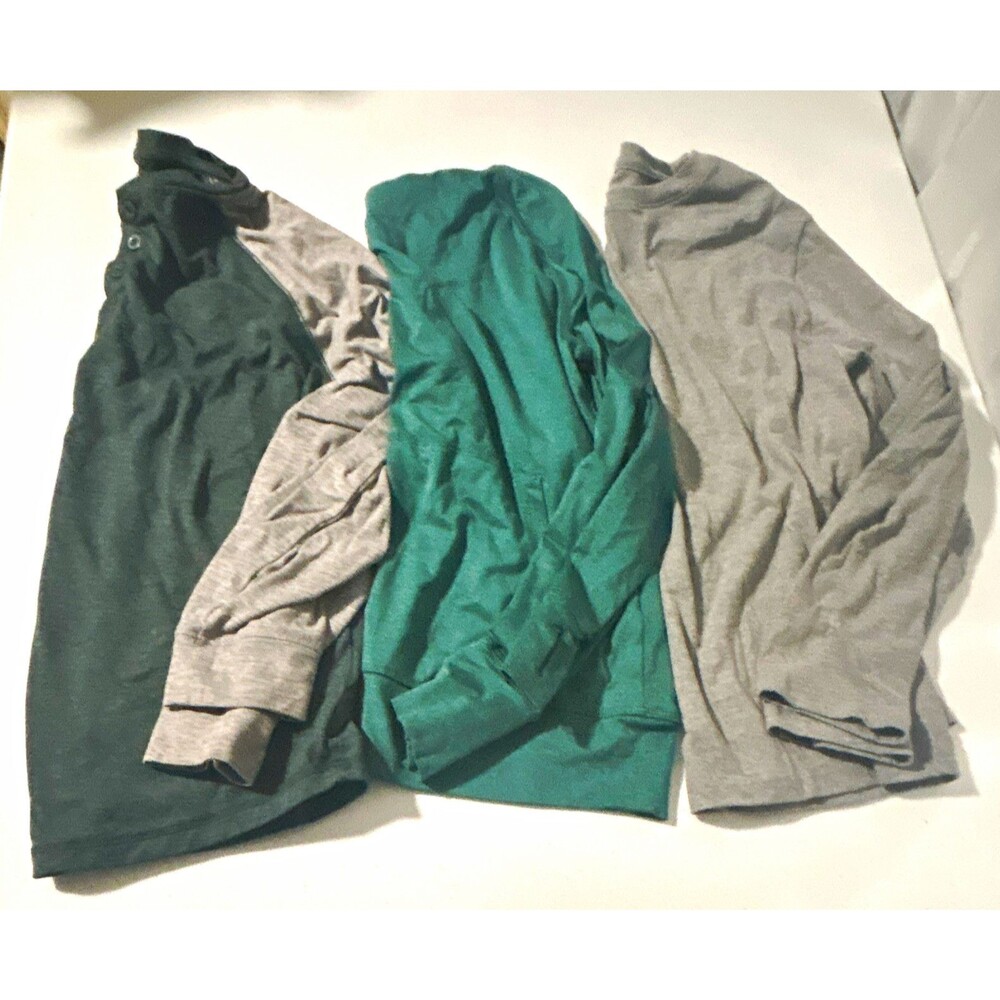 Boys Long Sleeve Crew Neck Tee, Lot of 3, Size: 8-10